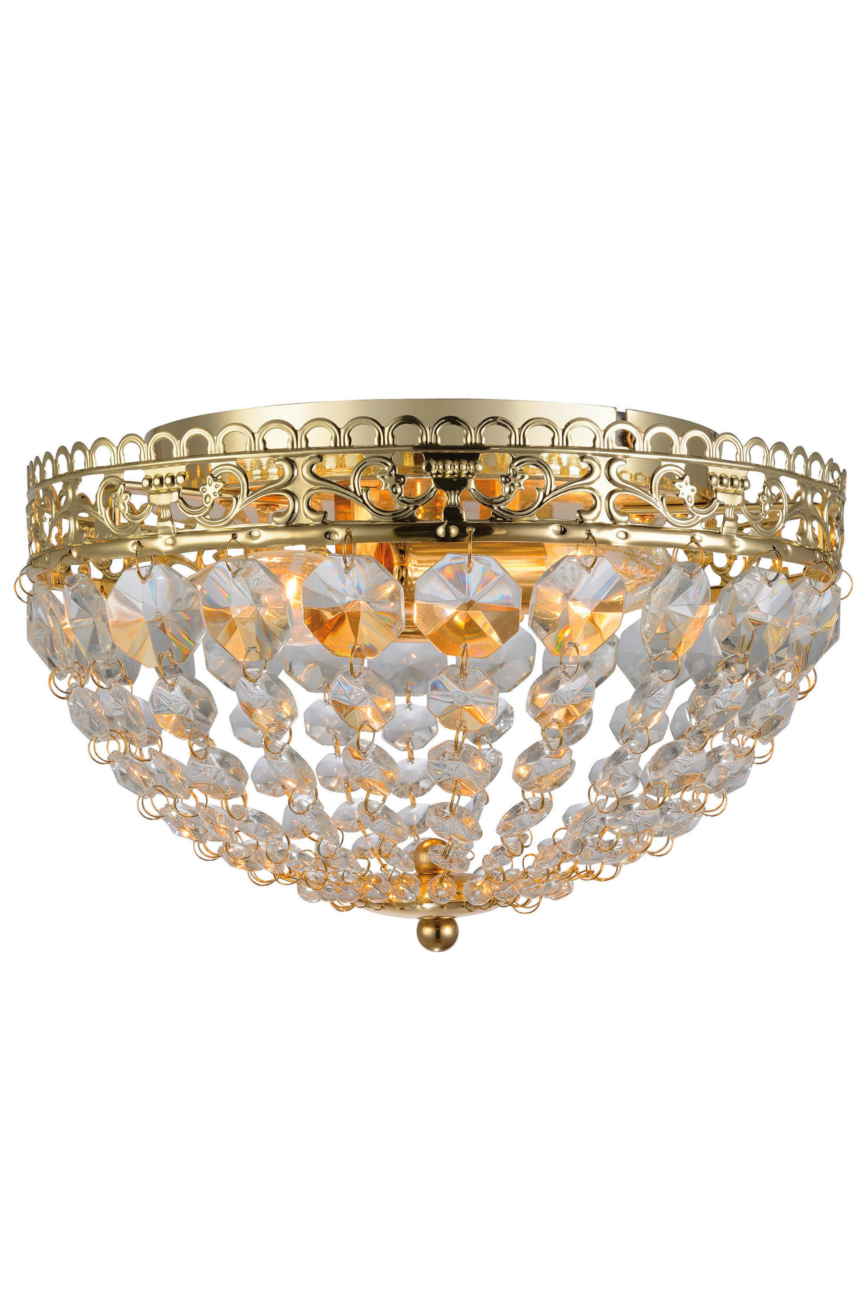 DECKENLEUCHTE 27/20 cm   - Goldfarben, Basics, Glas/Metall (27/20cm) - Markslöjd