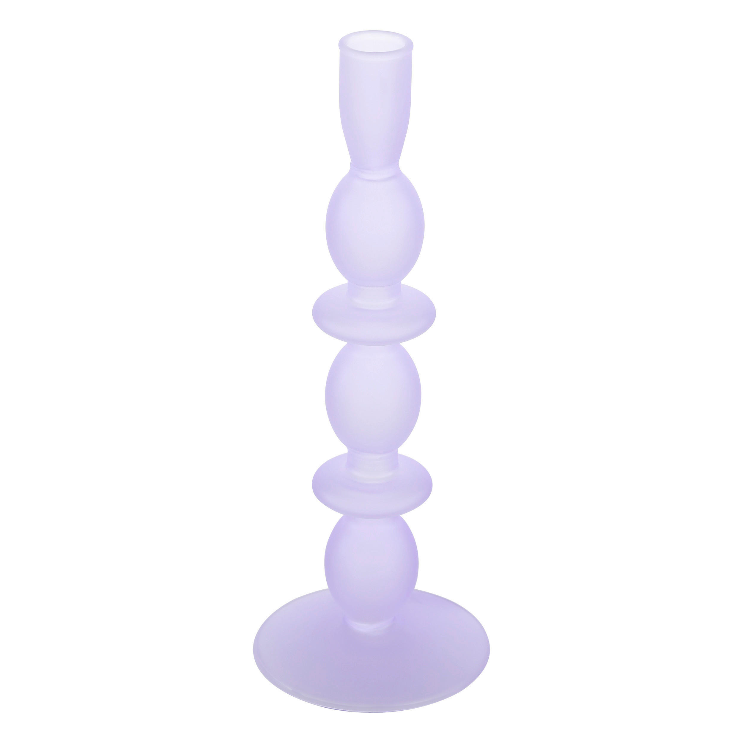 STABKERZENHALTER - Lila, LIFESTYLE, Glas (9/26.5cm)