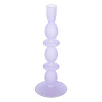 STABKERZENHALTER - Lila, LIFESTYLE, Glas (9/26.5cm)