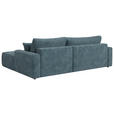 ECKSOFA  in Webstoff Petrol  - Petrol/Schwarz, KONVENTIONELL, Kunststoff/Textil (270/192cm) - Carryhome