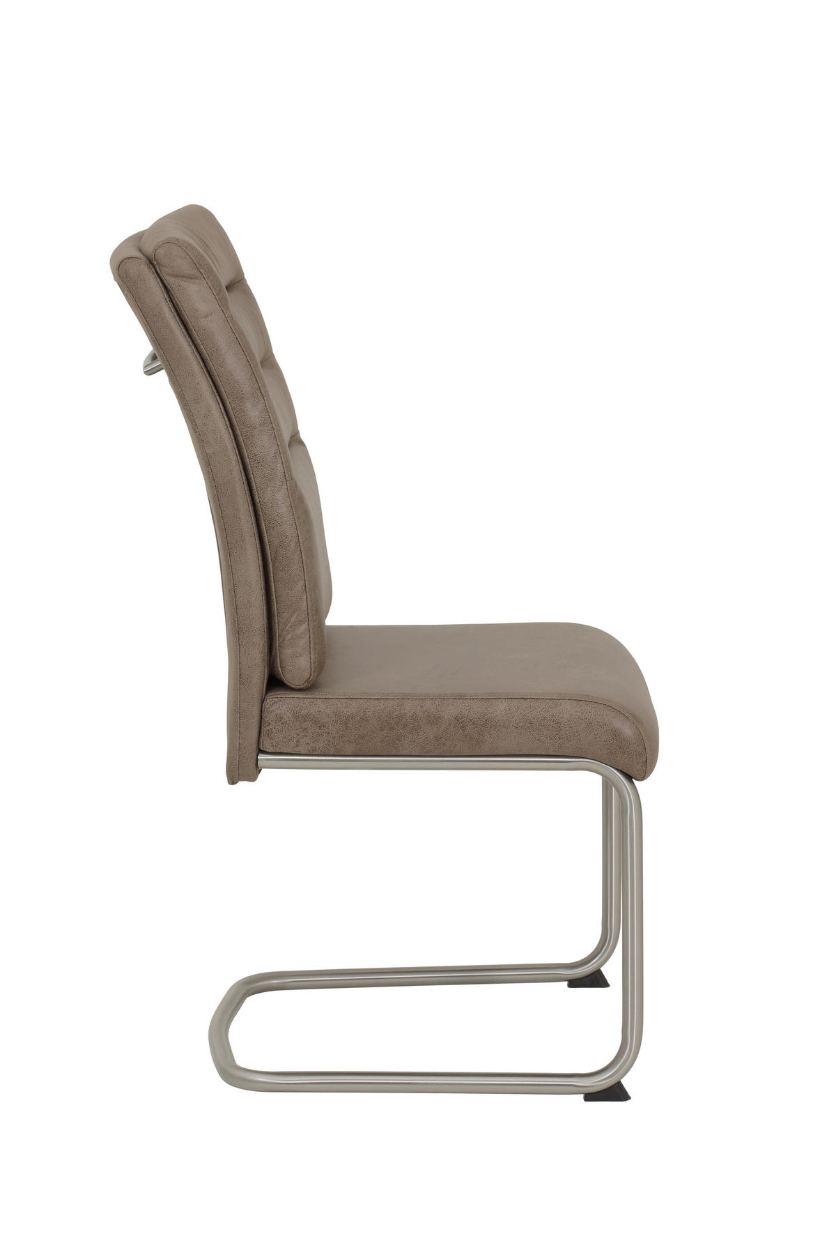 TISCHGRUPPE Schlammfarben, Sonoma Eiche  - Schlammfarben/Edelstahlfarben, MODERN, Textil/Metall (140 - 220/76/90cm) - MID.YOU