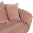 SCHLAFSOFA Flachgewebe Altrosa  - Schwarz/Altrosa, KONVENTIONELL, Kunststoff/Textil (250/74/108cm) - Carryhome