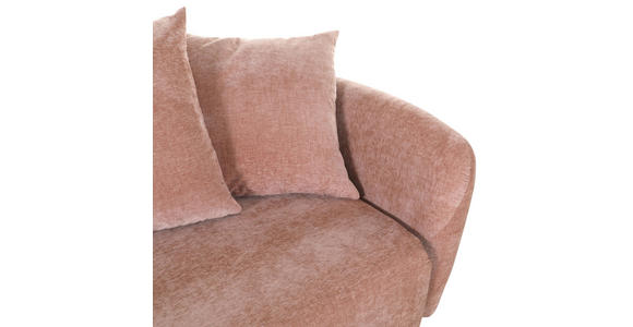 SCHLAFSOFA Flachgewebe Altrosa  - Schwarz/Altrosa, KONVENTIONELL, Kunststoff/Textil (250/74/108cm) - Carryhome