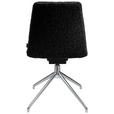 STUHL  in Aluminium Flachgewebe Metall, Textil  - Anthrazit/Alufarben, Design, Textil/Metall (46/81,5-84,5/55cm) - Johann Jakob