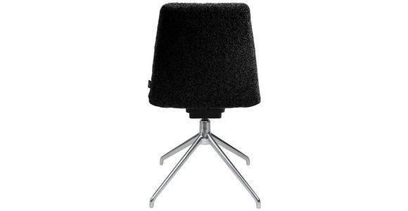 STUHL in Aluminium Flachgewebe Metall, Textil - Anthrazit/Alufarben, Design, Textil/Metall (46/81,5-84,5/55cm) - Johann Jakob