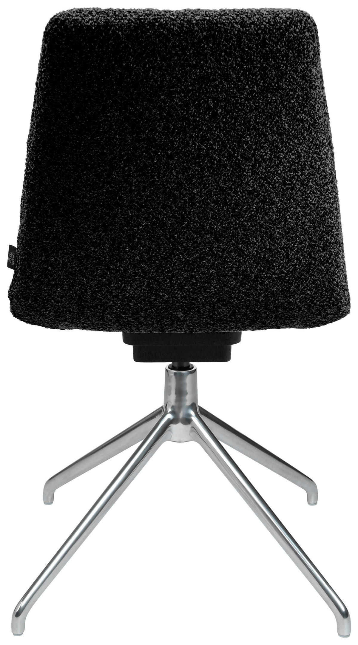 STUHL  in Aluminium Flachgewebe  - Anthrazit/Alufarben, Design, Textil/Metall (46/81,5-84,5/55cm) - Johann Jakob