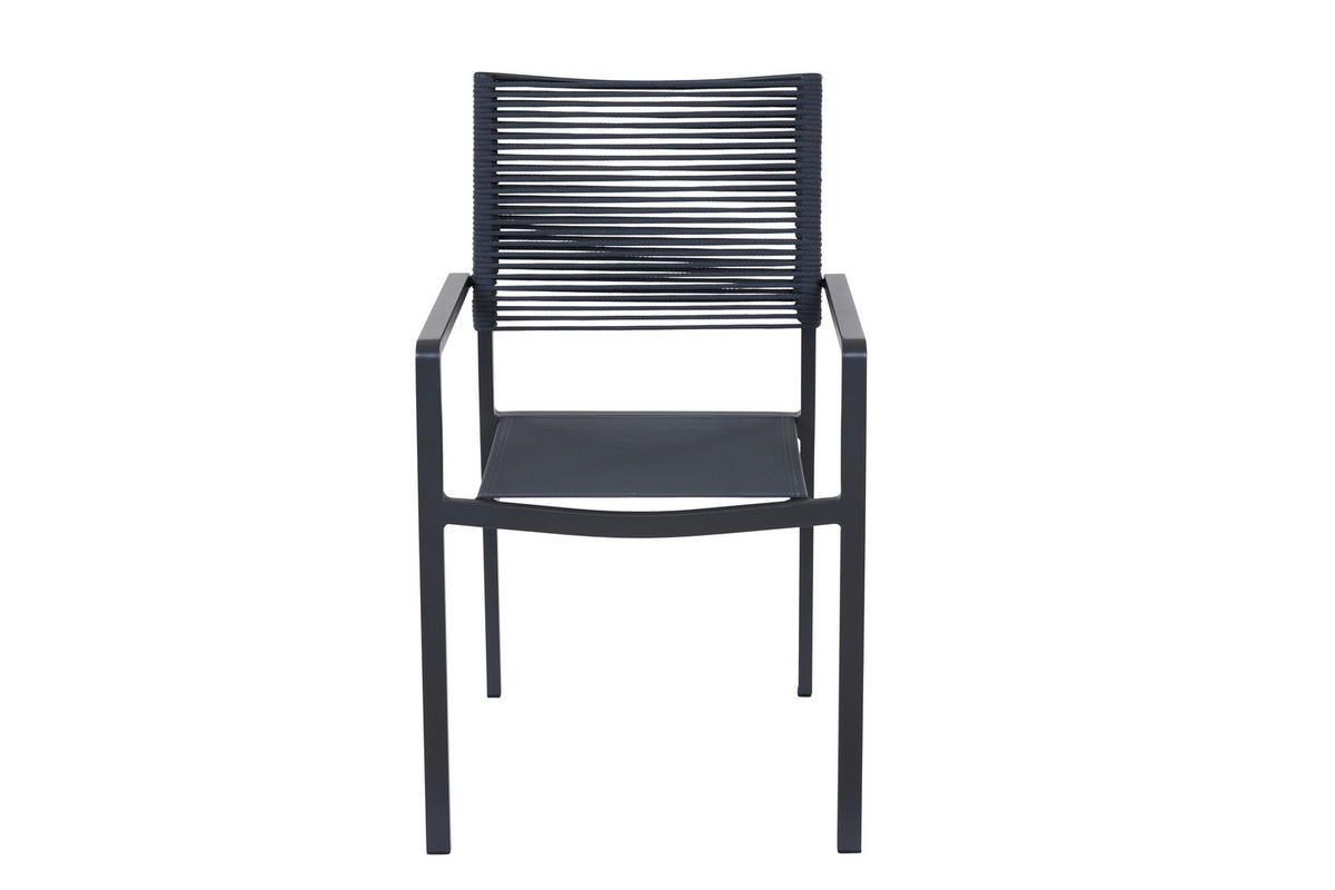 GARTENSESSEL Metall Anthrazit  - Anthrazit, Basics, Metall (54/88/58cm) - Siena Garden