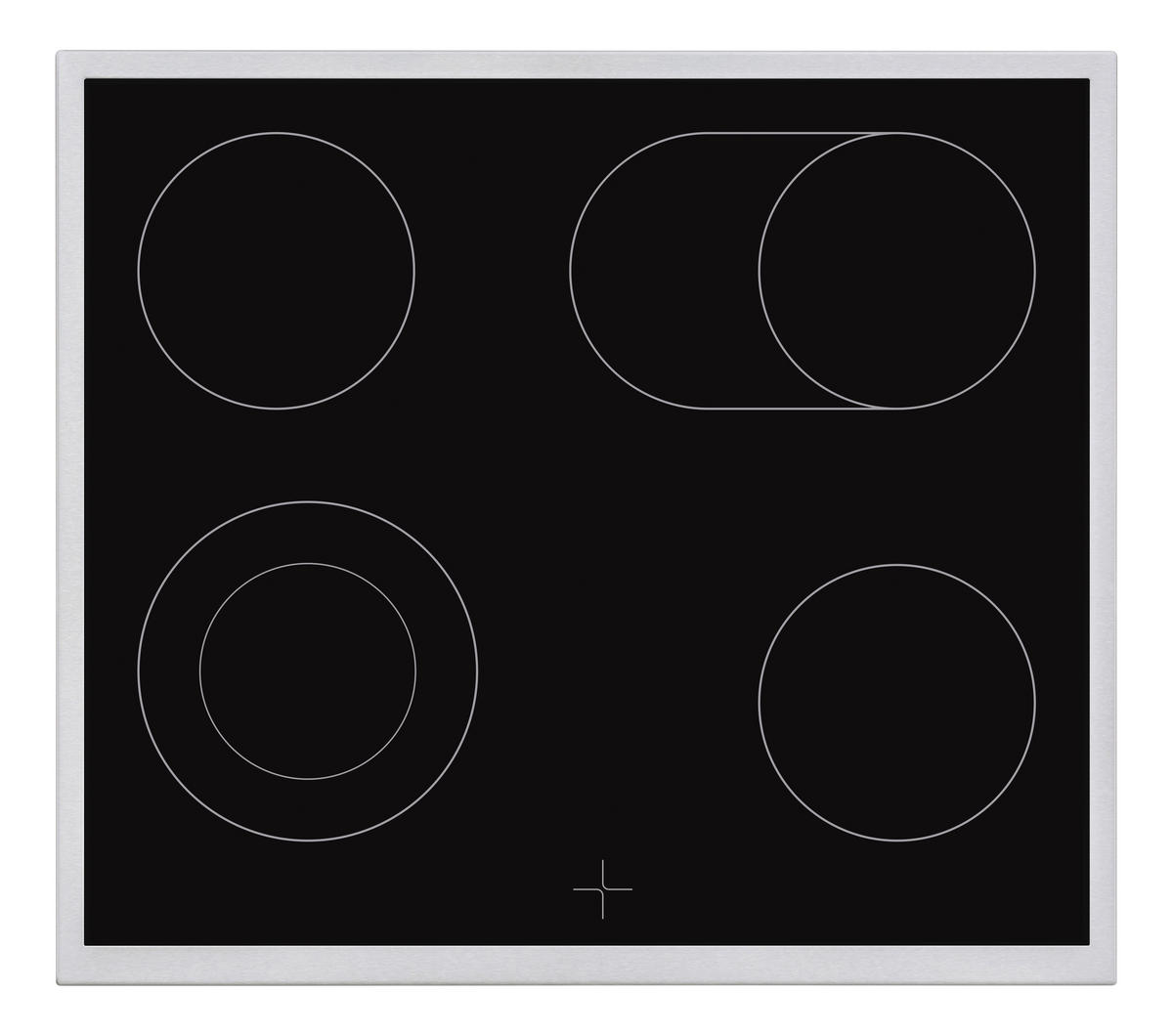 HERDSET HS 4063  - Edelstahlfarben, MODERN, Metall (59,5/63,6/57,5cm) - Nabo