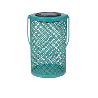 SOLARLEUCHTE  - Blau, LIFESTYLE, Metall (13/12/20cm) - Ambia Garden