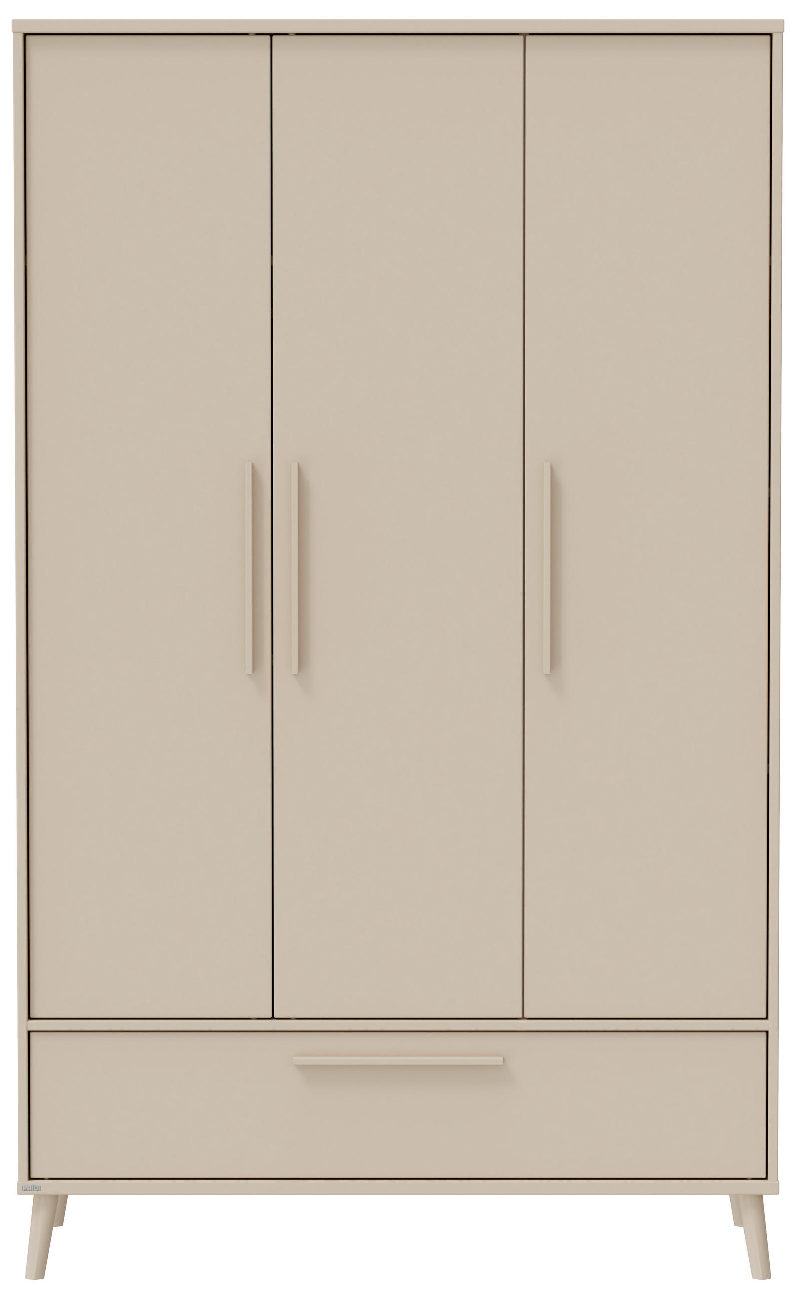 OTROŠKA OMARA ZA OBLAČILA  Eefje  124/204/57 cm          - bež, Basics, umetna masa/leseni material (124/204/57cm) - Paidi