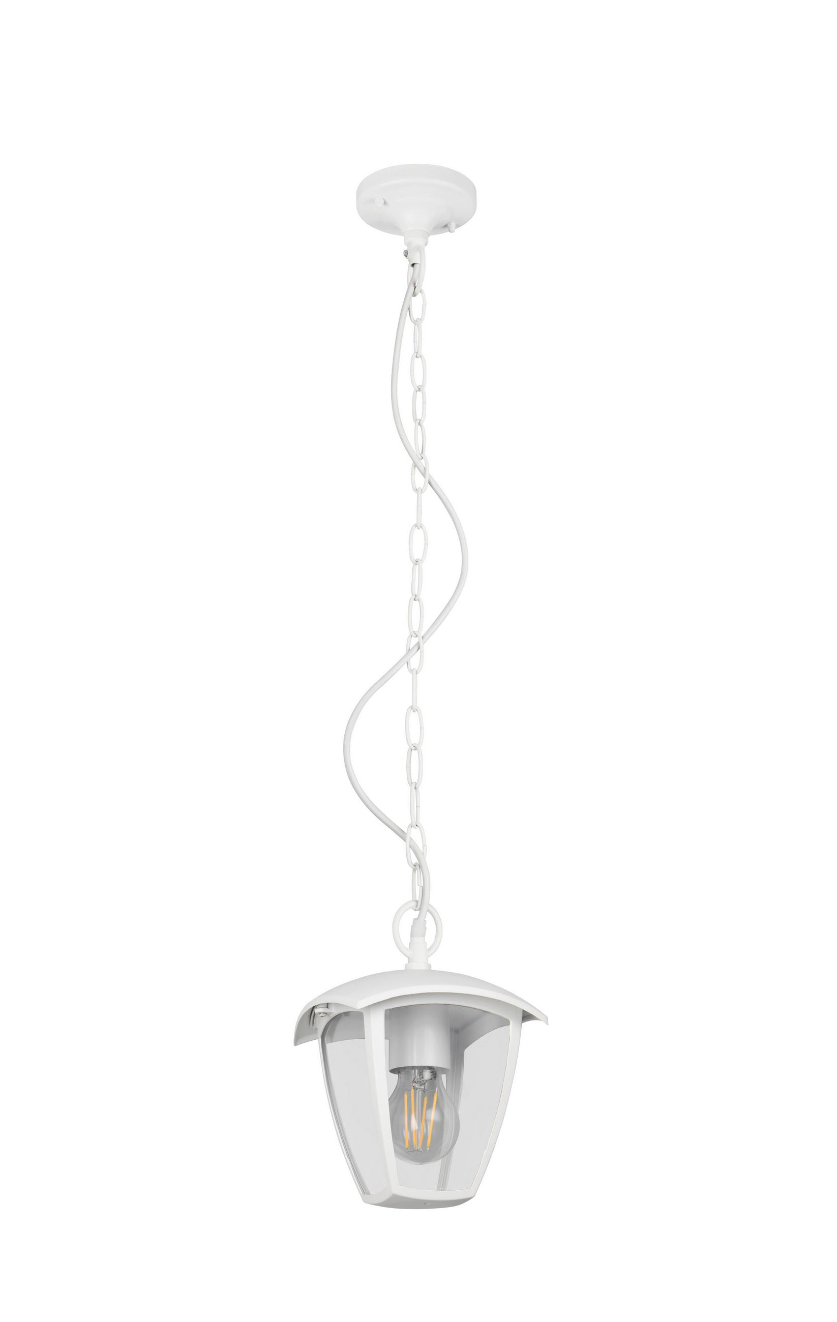 AUßENHÄNGELEUCHTE Venta 17/82/17 cm  - Klar/Weiß, KONVENTIONELL, Kunststoff/Metall (17/82/17cm) - Trio Leuchten