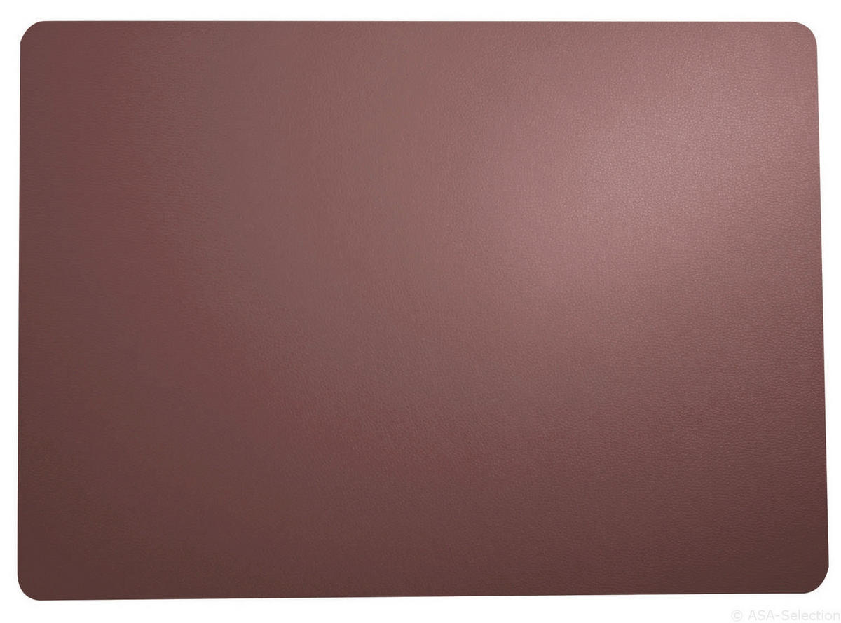TISCHSET Textil Lederlook Pflaume 46/33 cm  - Pflaume, Basics, Textil (46/33cm) - ASA