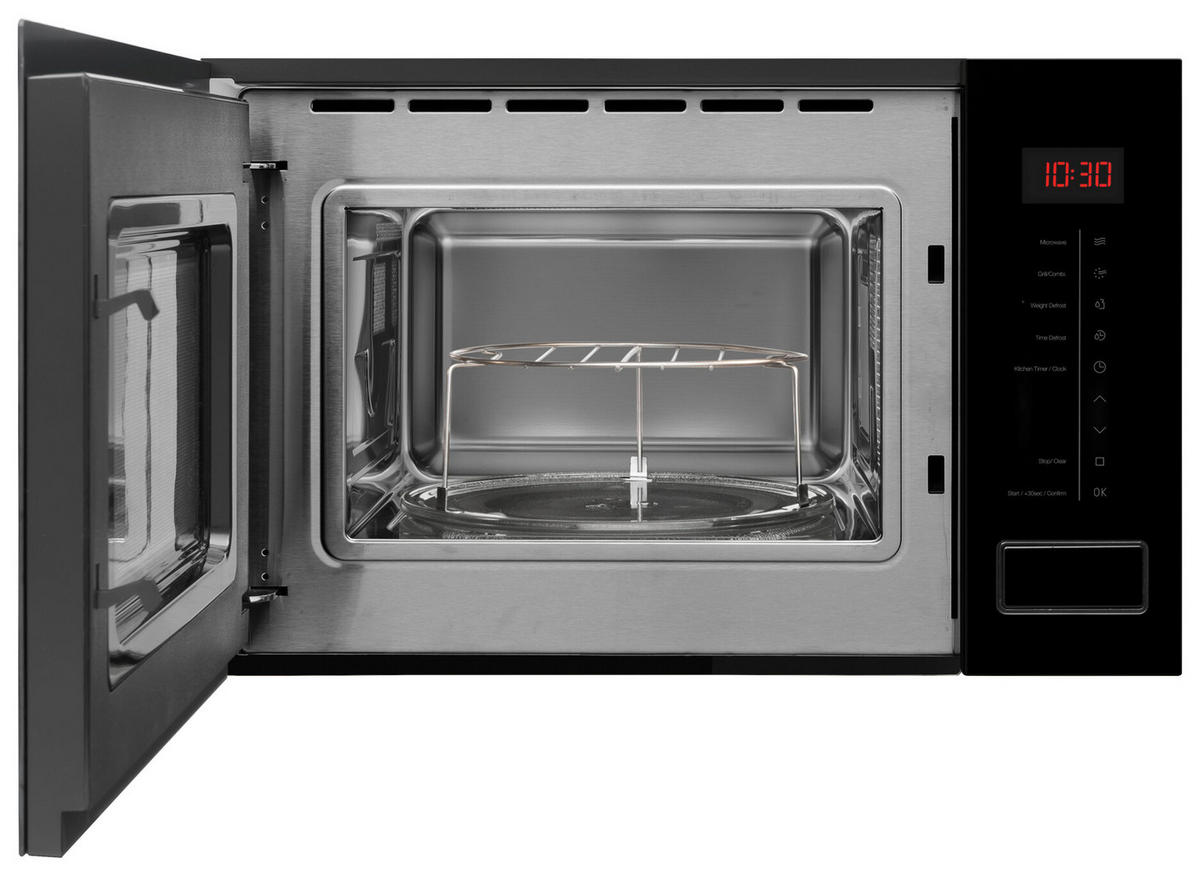 EINBAUMIKROWELLE EMW 328 800 V  - Schwarz, Basics, Metall - Amica