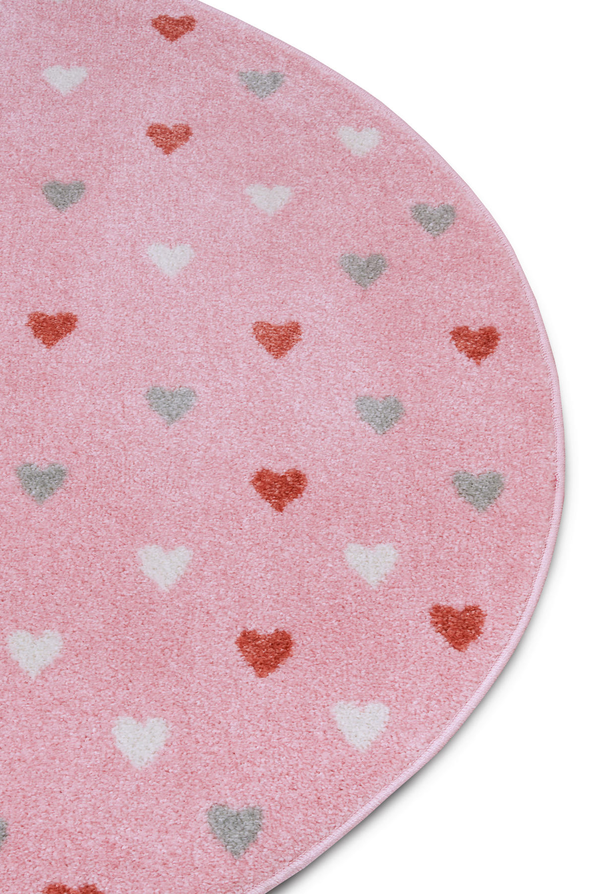 KINDERTEPPICH 100 cm Adventures  - Hellrosa, Design, Kunststoff (100cm)