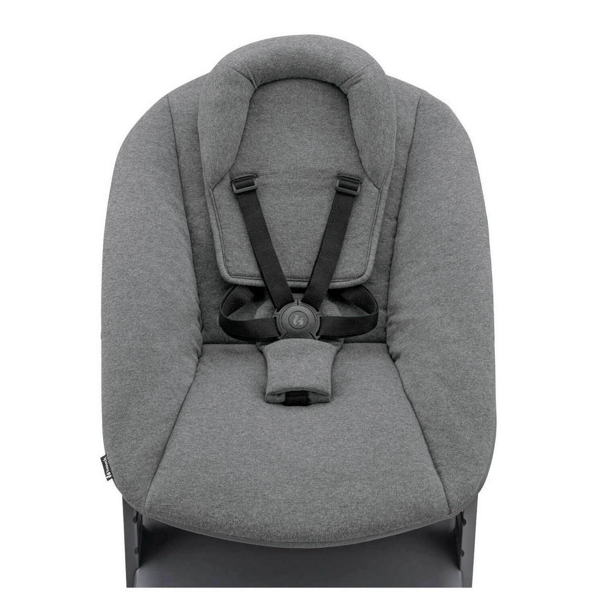 HOCHSTUHL-SET Alpha Newborn Set Anthrazit Grey  - Anthrazit, Basics, Holz/Textil (65/93,5/49cm) - Hauck