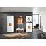 GARDEROBENPANEEL 88/106/33 cm - Eichefarben/Weiß, MODERN, Glas/Holz (88/106/33cm) - Linea Natura GARDEROBENPANEEL 88/106/33 cm - Eichefarben/Weiß, MODERN, Glas/Holz (88/106/33cm) - Linea Natura