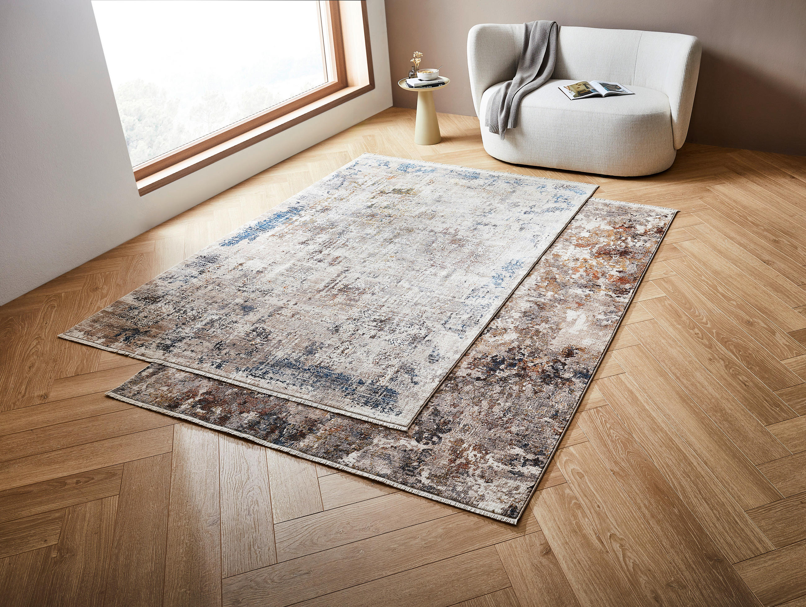 LÄUFER 70/240 cm Samarkand  - Blau/Beige, LIFESTYLE, Textil (70/240cm) - Novel