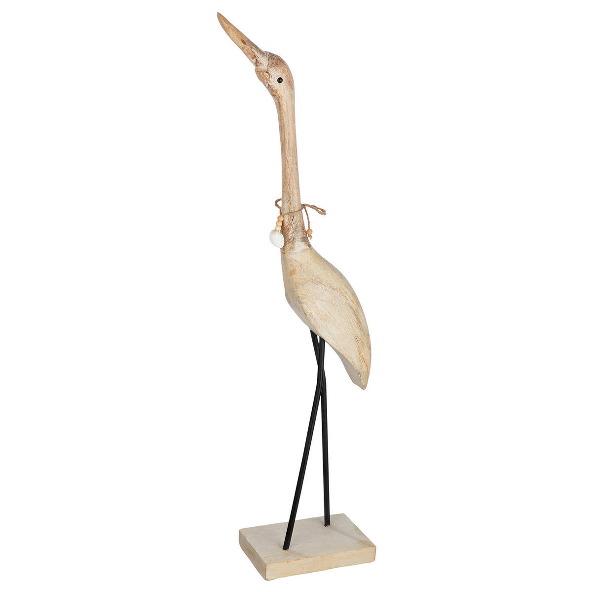 DEKOVOGEL - Beigebraun, Basics, Holz/Metall (27/93/13cm)