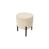 POUF Beige Textil  - Beige, Design, Textil (38/46/38cm) - MID.YOU
