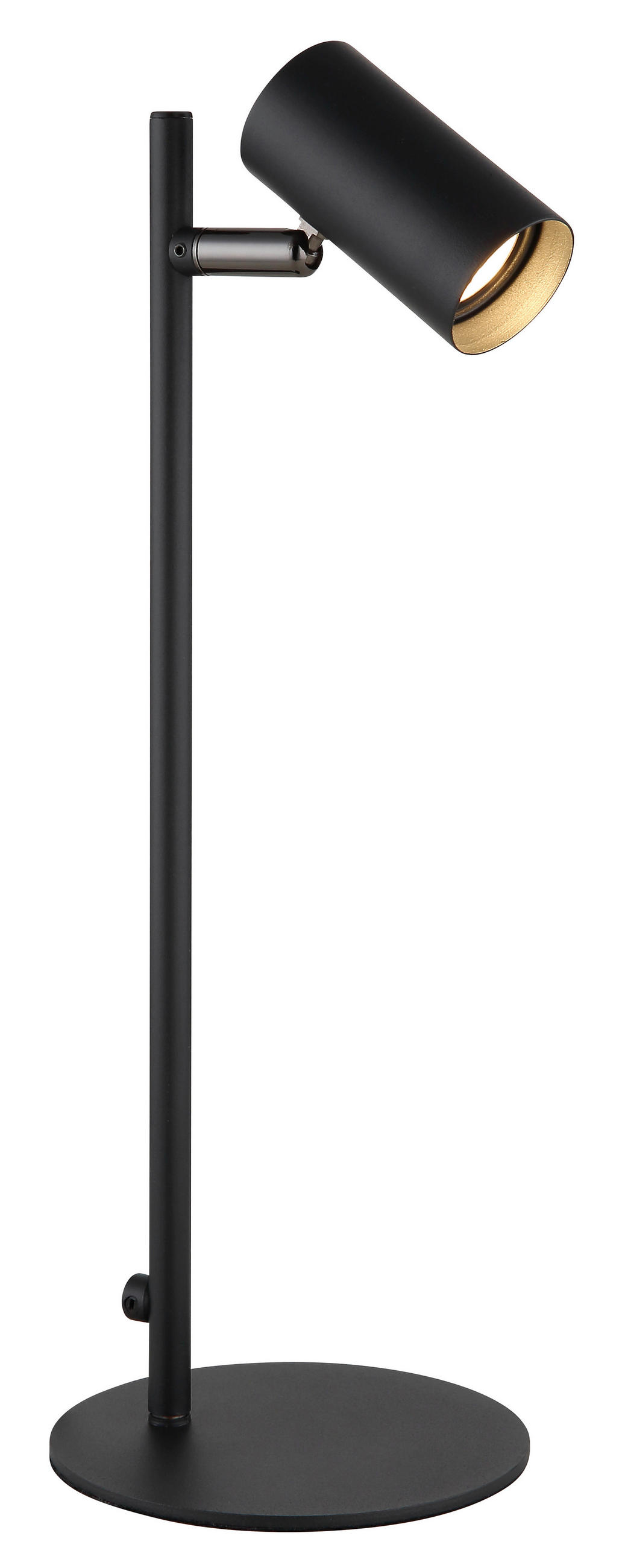 LED-TISCHLEUCHTE 13/35,5 cm   - Schwarzchrom/Schwarz, Design, Kunststoff/Metall (13/35,5cm) - Globo