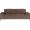 SCHLAFSOFA in Webstoff Braun  - Schwarz/Braun, Design, Textil/Metall (240/89/103cm) - Ti'me