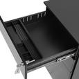 ROLLCONTAINER 39/60/45 cm  - Schwarz, KONVENTIONELL, Kunststoff/Metall (39/60/45cm) - Novel