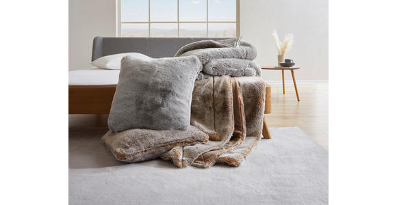 FELLDECKE BÄR 150/200 cm  - Beige, Design, Textil (150/200cm) - Novel