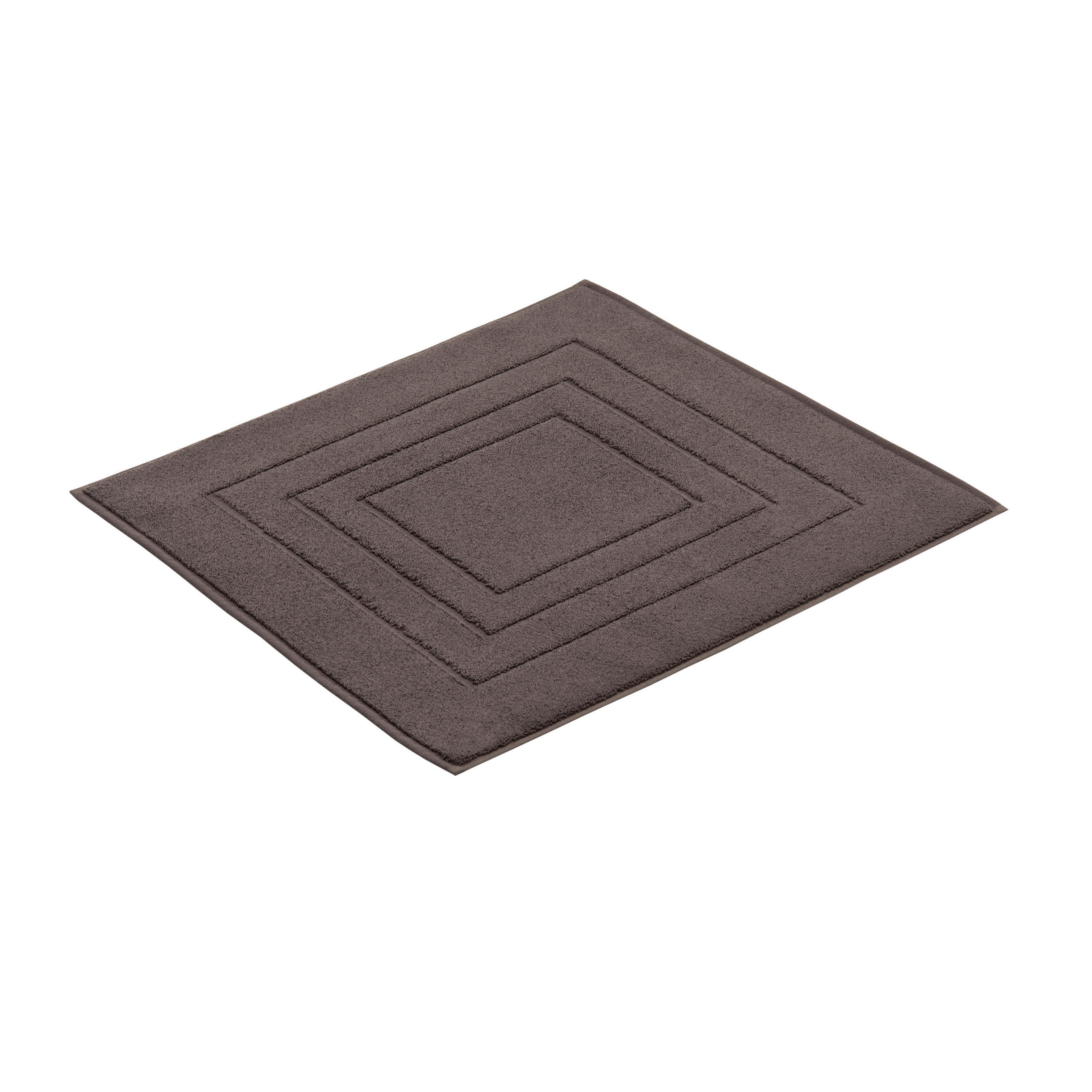 BADEMATTE Graubraun 60/60 cm  - Graubraun, Basics, Textil (60/60cm) - Vossen