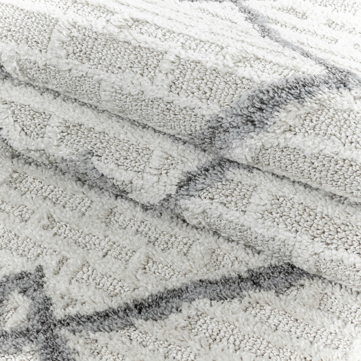 VÄVD MATTA 80/150 cm Pisa 4701 Creme  - cremefärgad, Klassisk, textil (80/150cm)