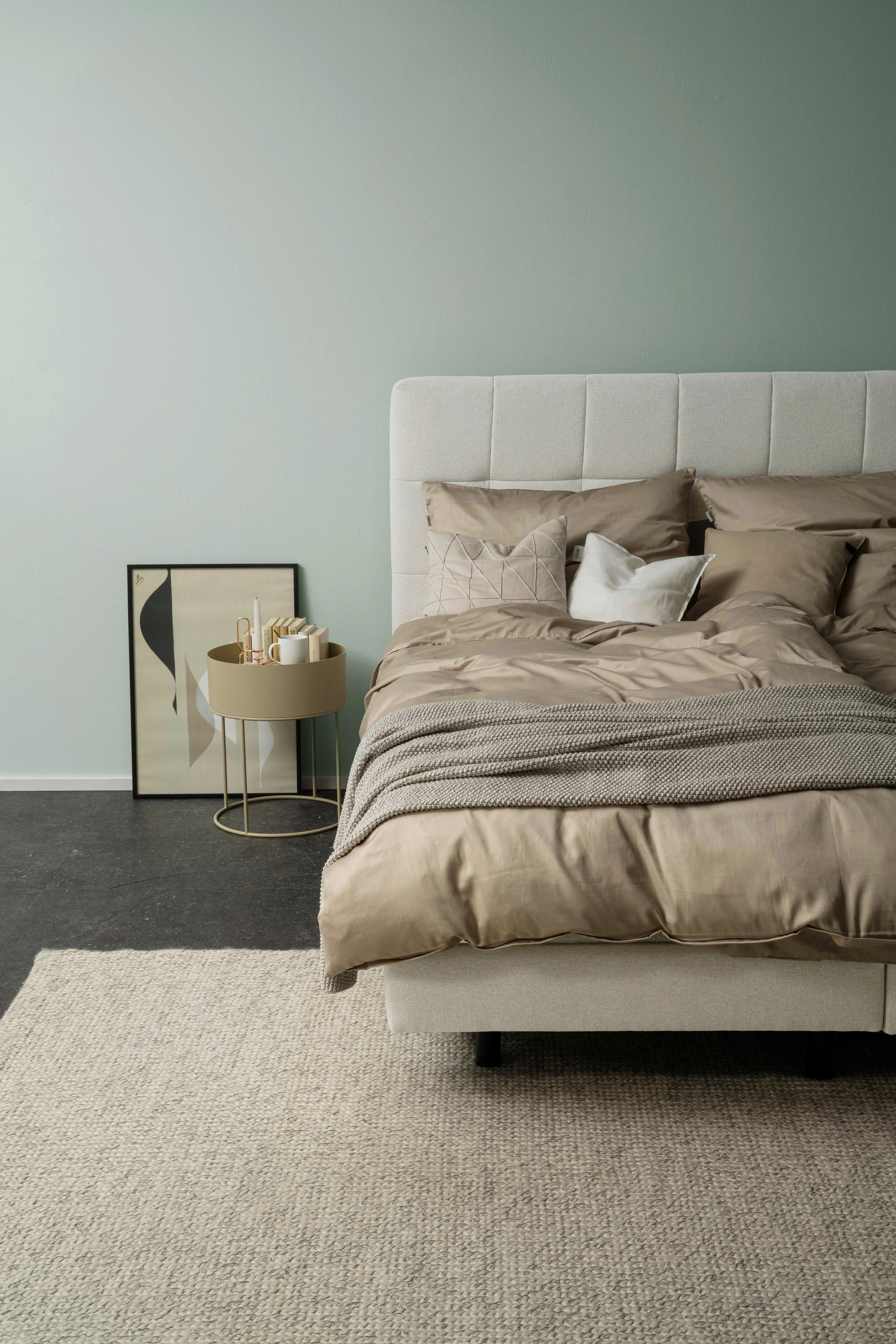 WENDEBETTWÄSCHE SW-Pure Satin 155/220 cm  - Sandfarben/Beige, Basics, Textil (155/220cm) - Schöner Wohnen