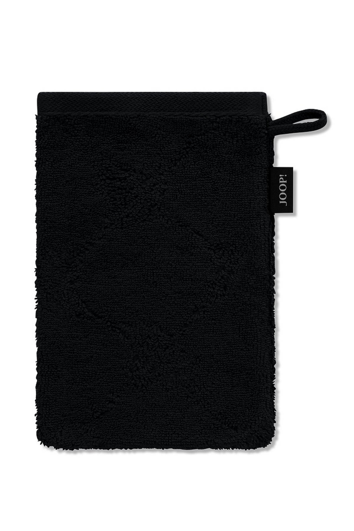 WASCHLAPPEN Uni Cornflower Schwarz  - Schwarz, Basics, Textil (16/22cm) - Joop!