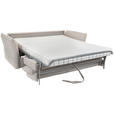 SCHLAFSOFA Webstoff Beige  - Beige/Schwarz, KONVENTIONELL, Kunststoff/Textil (220/89/104cm) - Carryhome