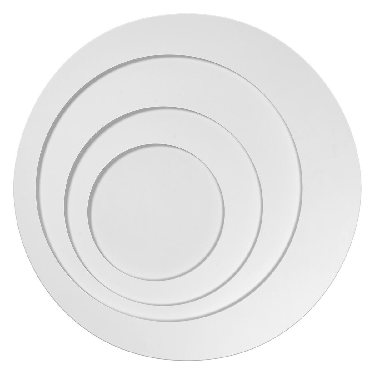 LED-DECKENLEUCHTE Orbis Spiral Round 50,6/5,6 cm   - Weiß, Design, Kunststoff/Metall (50,6/5,6cm) - Osram