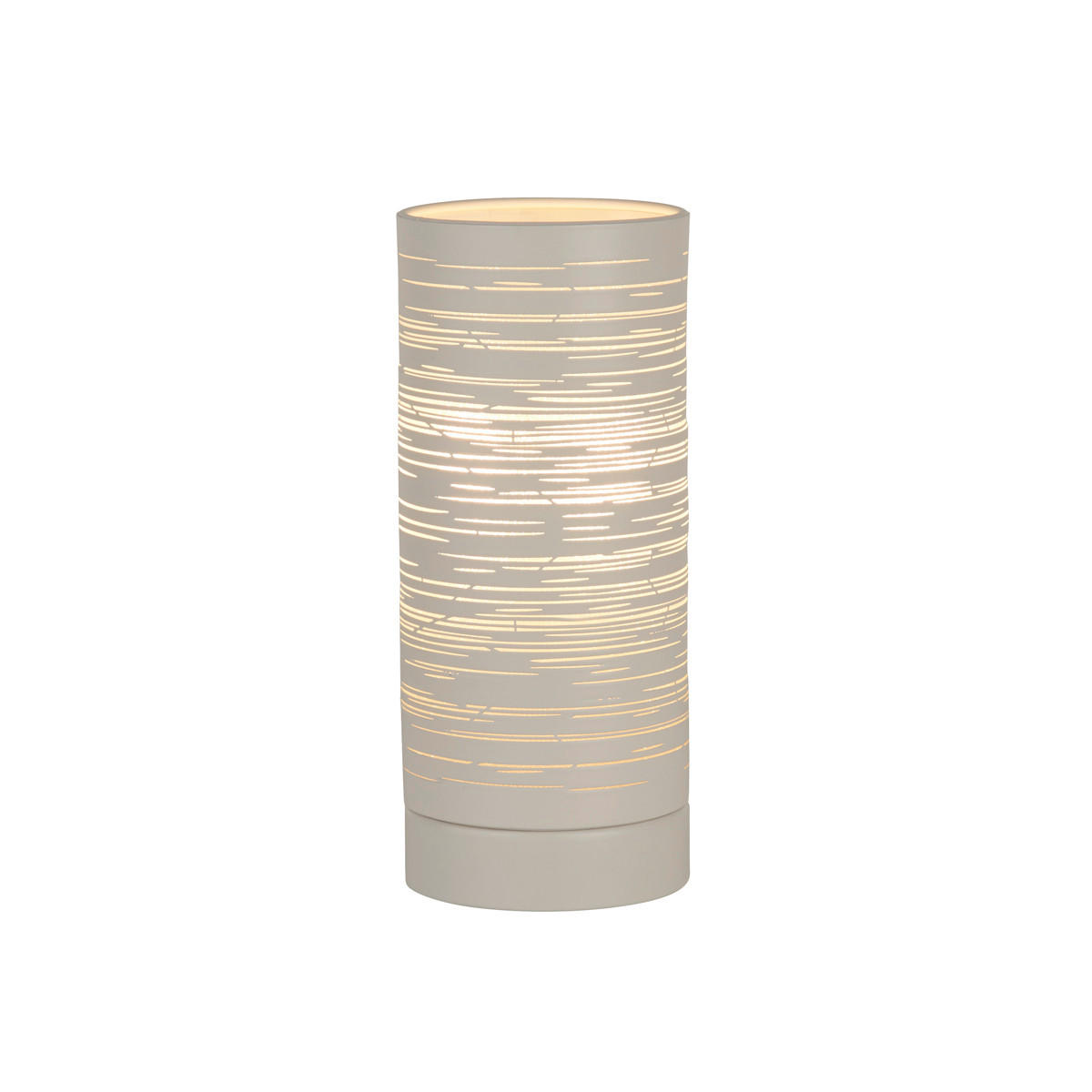 TISCHLEUCHTE Savvy 8.5/34.5 cm   - Klar/Weiß, Basics, Kunststoff/Metall (8.5/34.5cm) - Searchlight