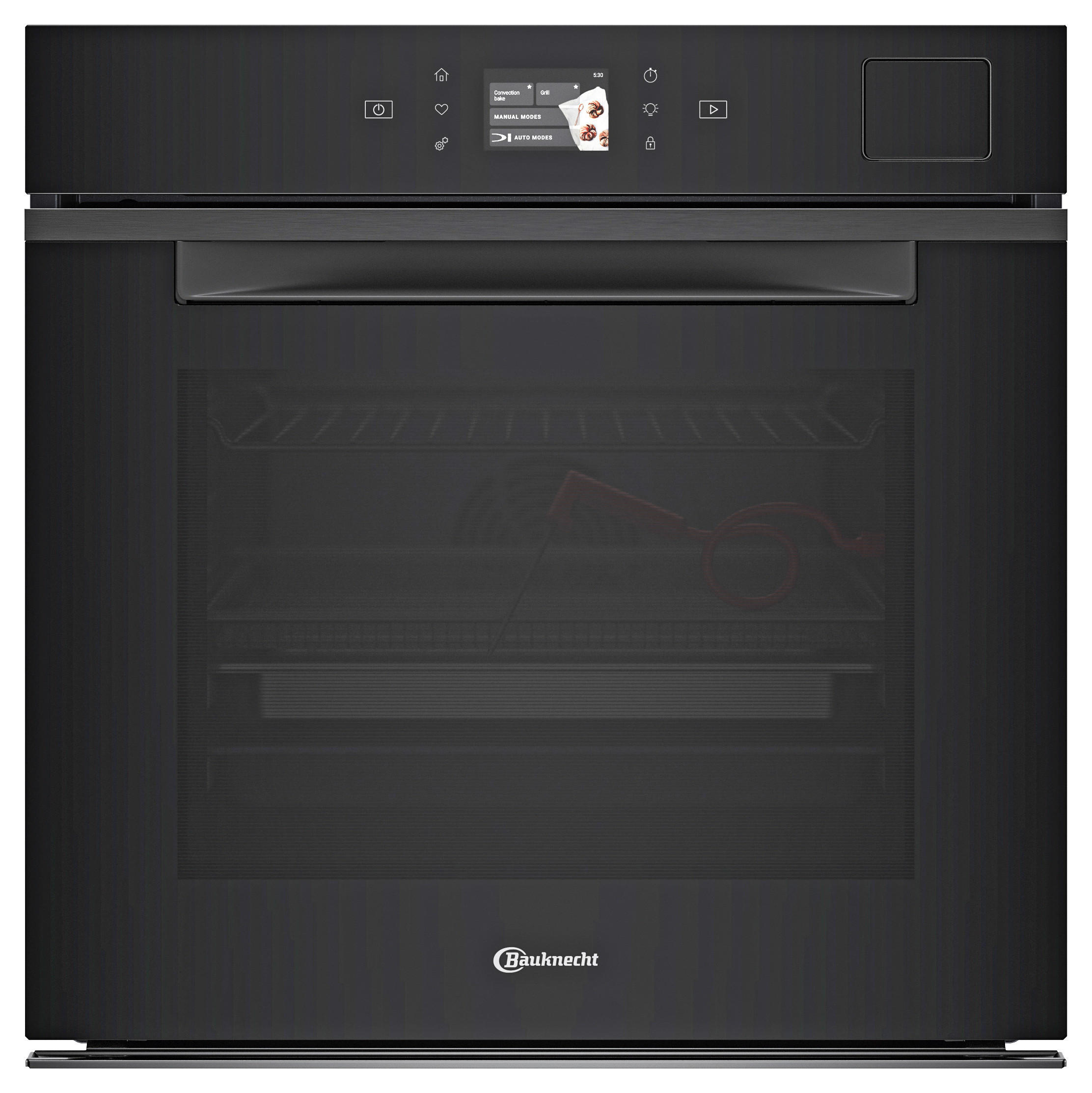 DAMPFBACKOFEN BBI11P8FHT2SK  - Schwarz, Basics, Glas/Metall (59,5/59,7/56,4cm) - Bauknecht