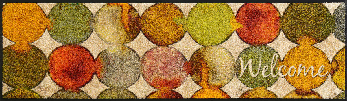 LÄUFER 35/120 cm Charming Path Beige  - Beige, Trend, Kunststoff/Textil (35/120cm) - wash+dry