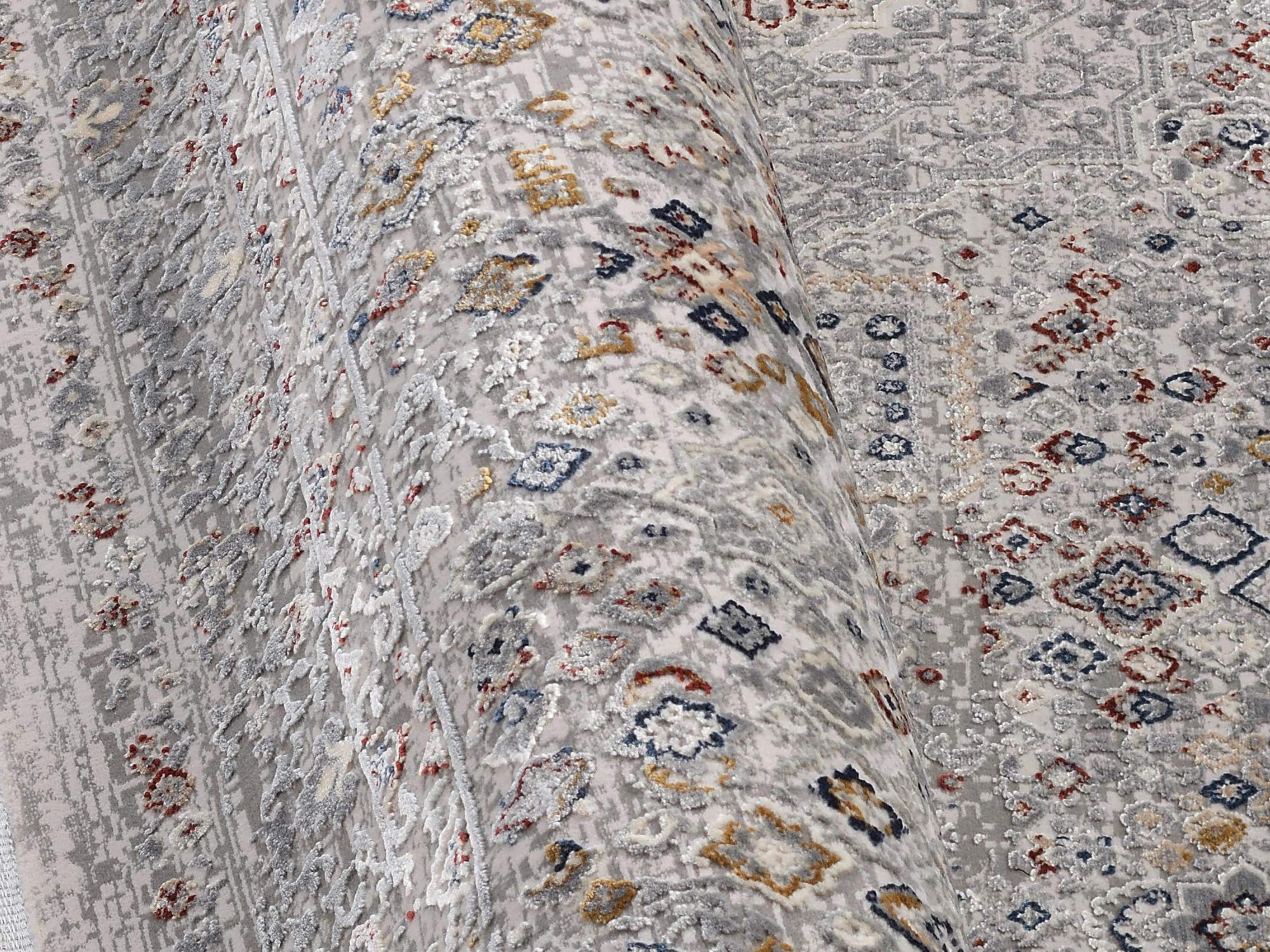 WEBTEPPICH 200/290 cm Solaris Grau  - Grau, Design, Textil (200/290cm) - Dieter Knoll