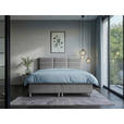 BOXBETT 180/200 cm  in Blau, Grau  - Chromfarben/Blau, KONVENTIONELL, Textil/Metall (180/200cm) - Carryhome