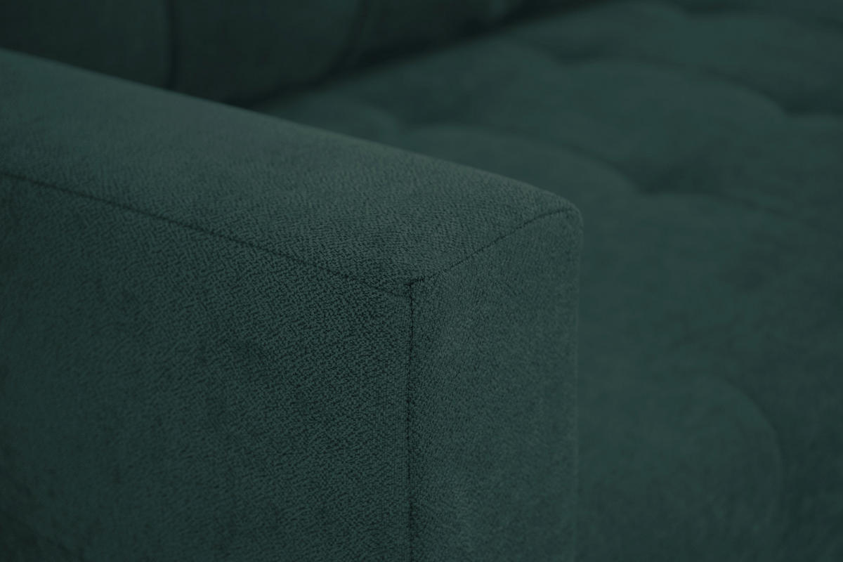 ECKSOFA Petrol  - Petrol, Design, Textil (232/141cm) - MID.YOU