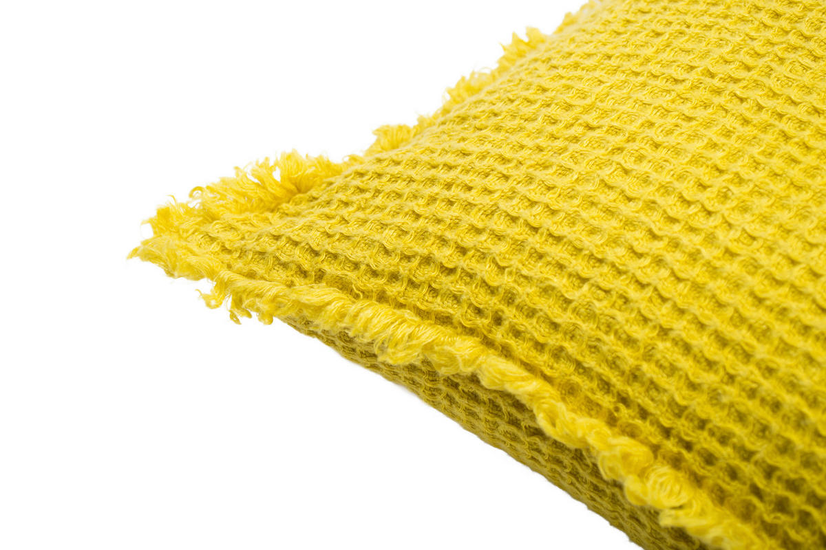 KISSENHÜLLE Honeybee  - Currygelb, Basics, Textil (40cm) - Zoeppritz