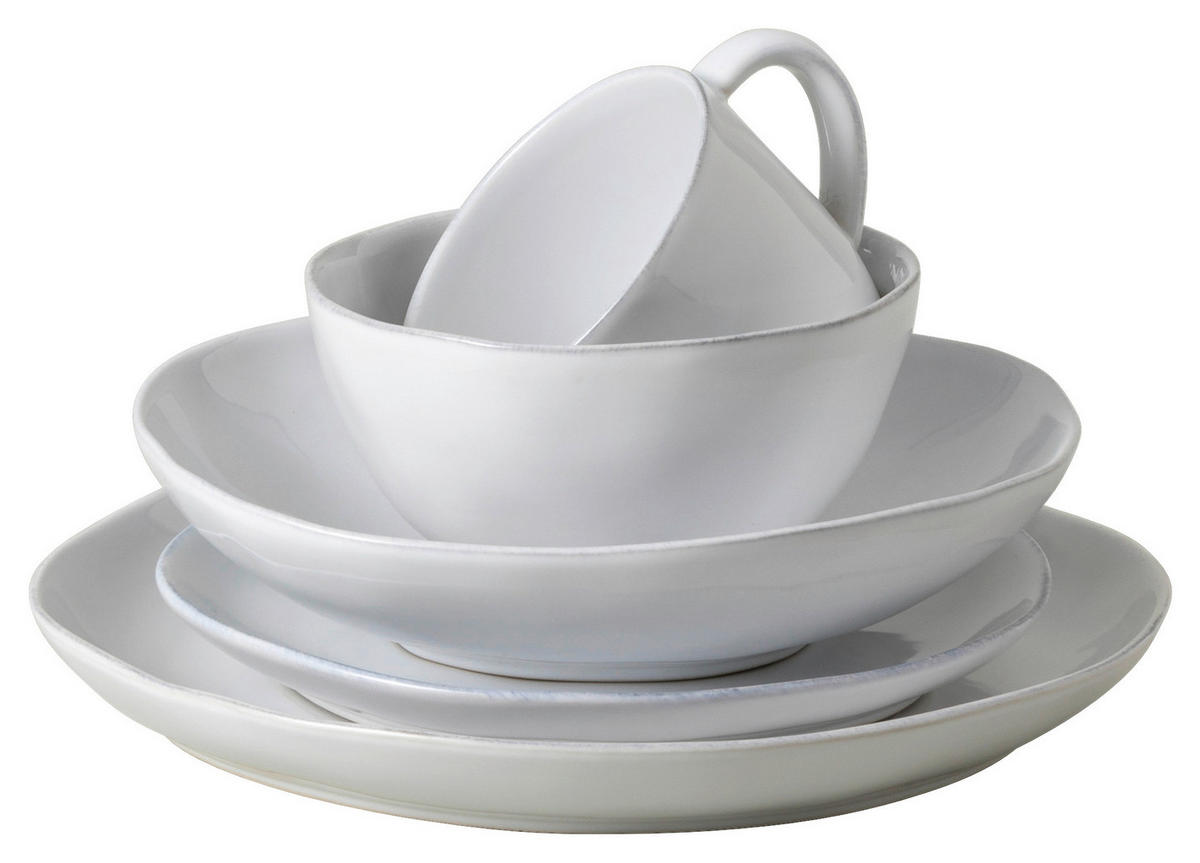 KOMBISERVICE Weiß LIVIA 5-teilig 1 Personen  - Weiß, Basics, Keramik - Costa Nova
