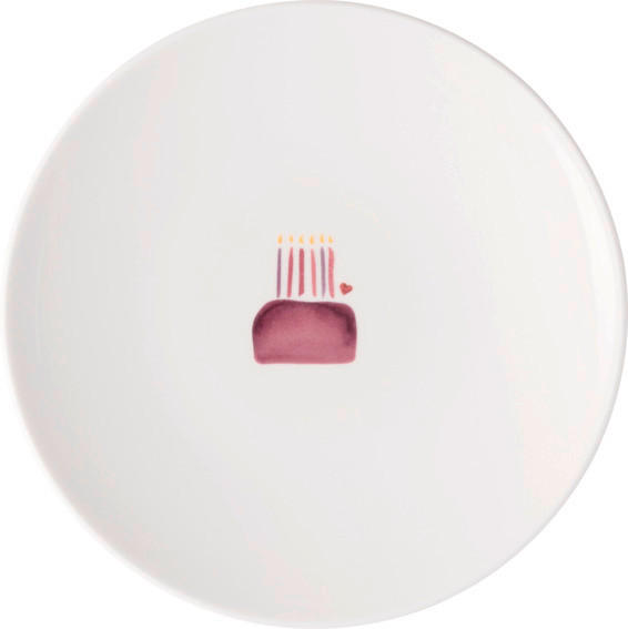 FRÜHSTÜCKSTELLER Weiß With Love  - Weiß, LIFESTYLE, Keramik (21/2,5cm) - Villeroy & Boch