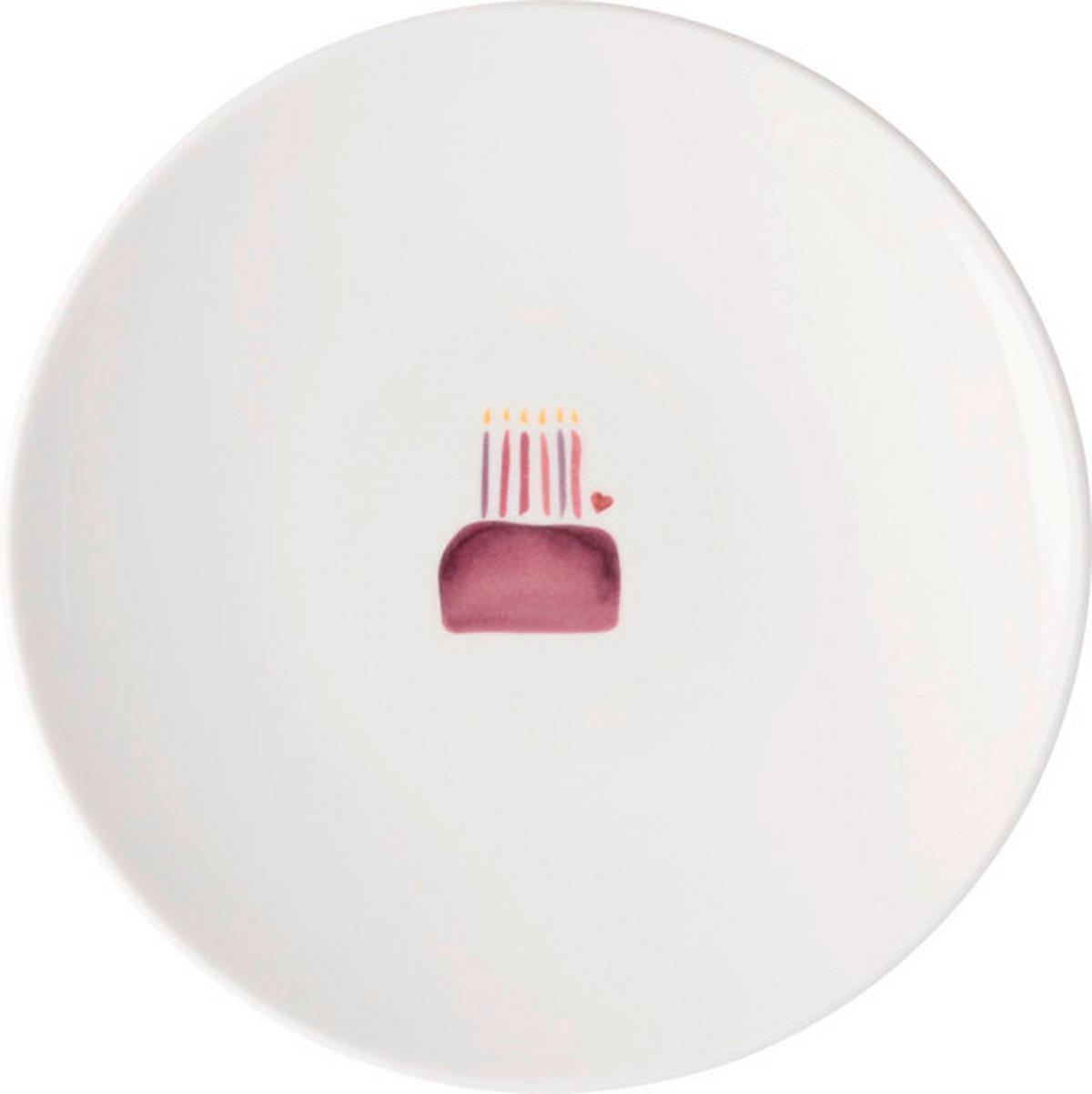 FRÜHSTÜCKSTELLER Weiß With Love  - Weiß, LIFESTYLE, Keramik (21/2,5cm) - Villeroy & Boch