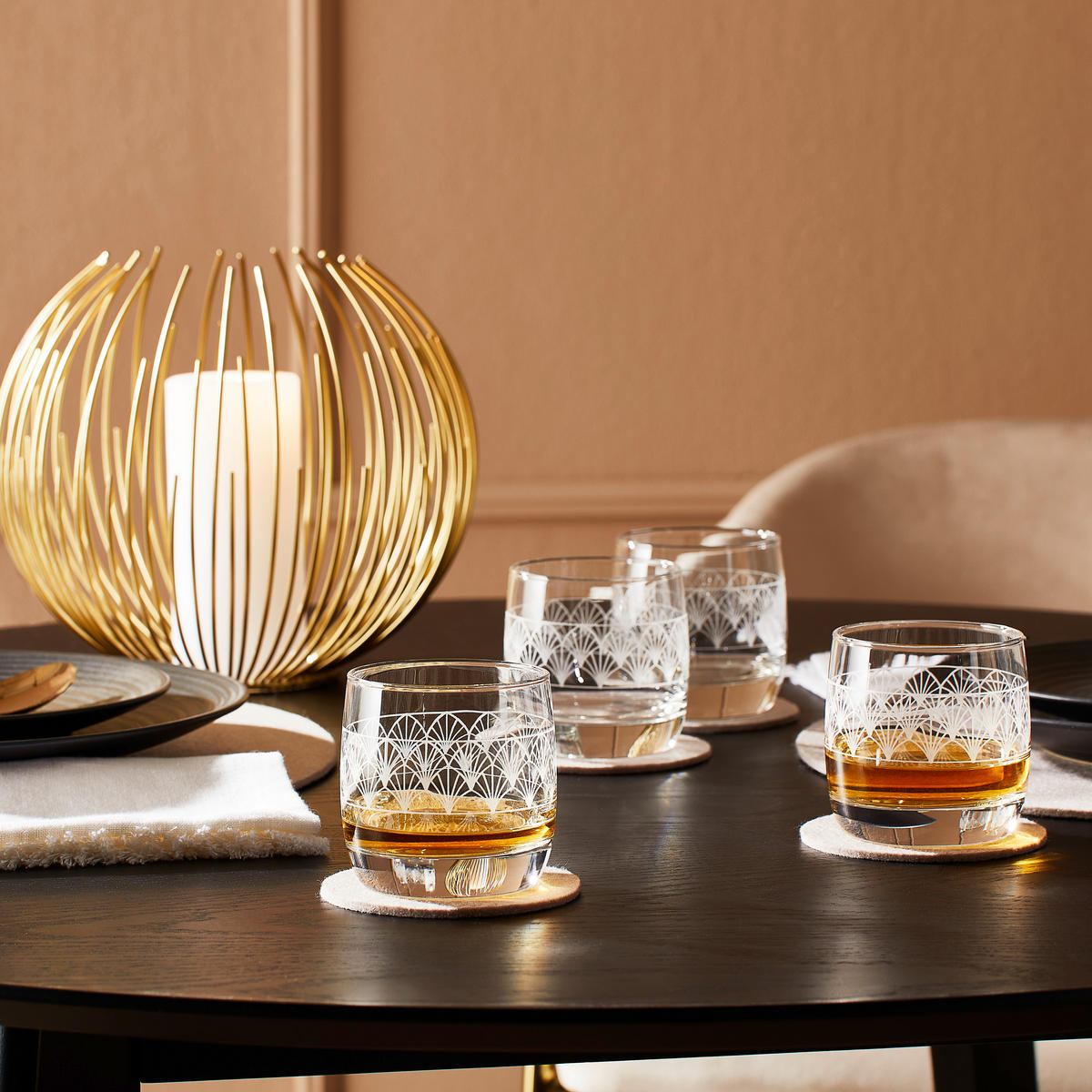 GLÄSERSET Paradisio  4-teilig  - Transparent, Trend, Glas (19/15,5/24cm) - Creatable