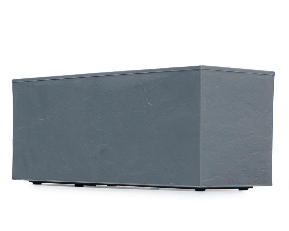 BLUMENKASTEN  - Grau, Basics, Kunststoff (60/23/20cm) - Ambia Garden