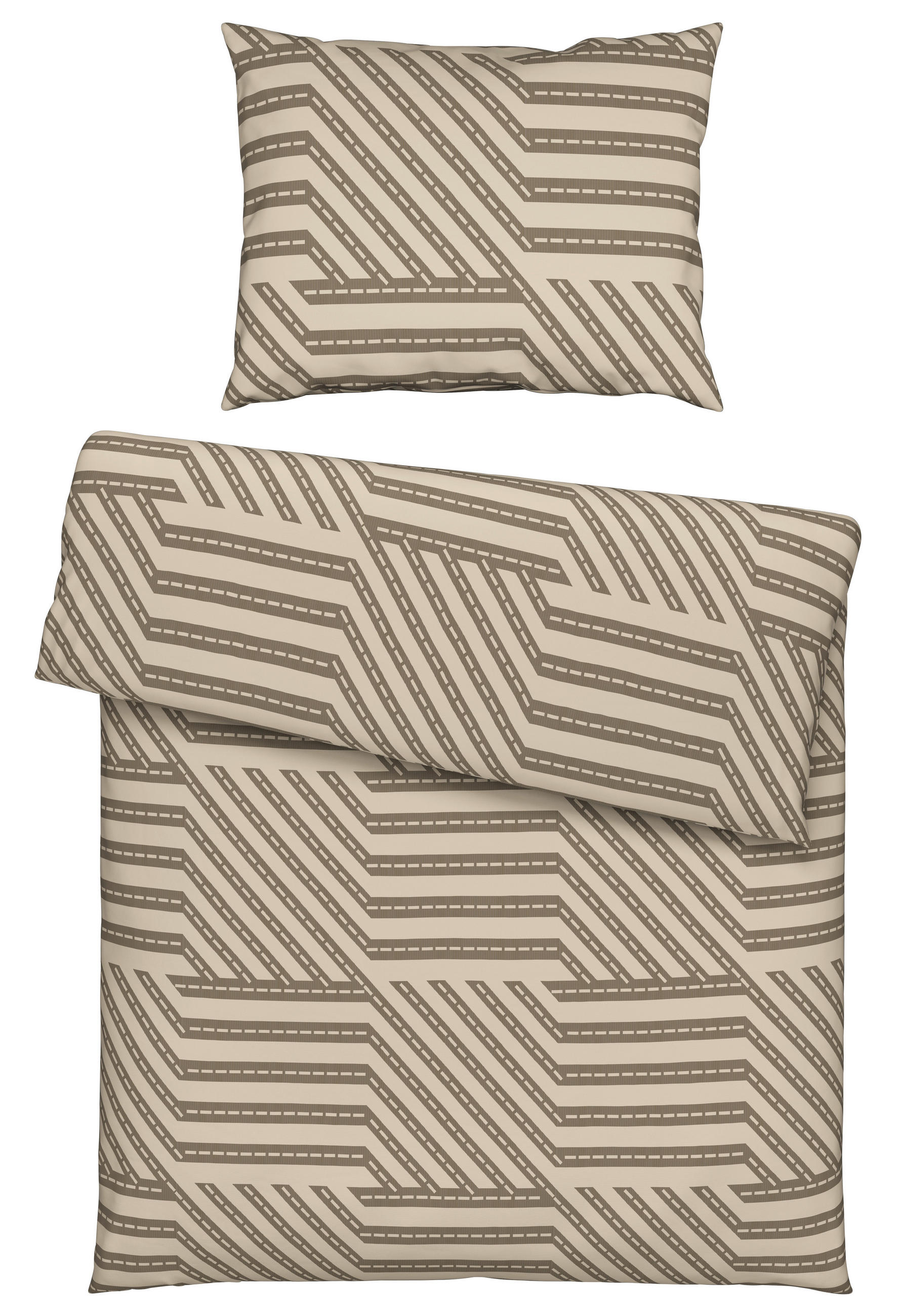 POVLEČENÍ, renforcé, šedá, 140/200 cm - šedá, Konvenční, textil (140/200cm) - Bio:Vio