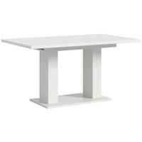 AUSZIEHTISCH Weiß rechteckig  ausziehbar  - Weiß, KONVENTIONELL, Holzwerkstoff (150-190/90/76cm) - MID.YOU