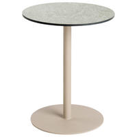 LOUNGETISCH  - Champagner/Grau, Modern, Kunststoff/Metall (30/30/42cm) - Tierra Outdoor
