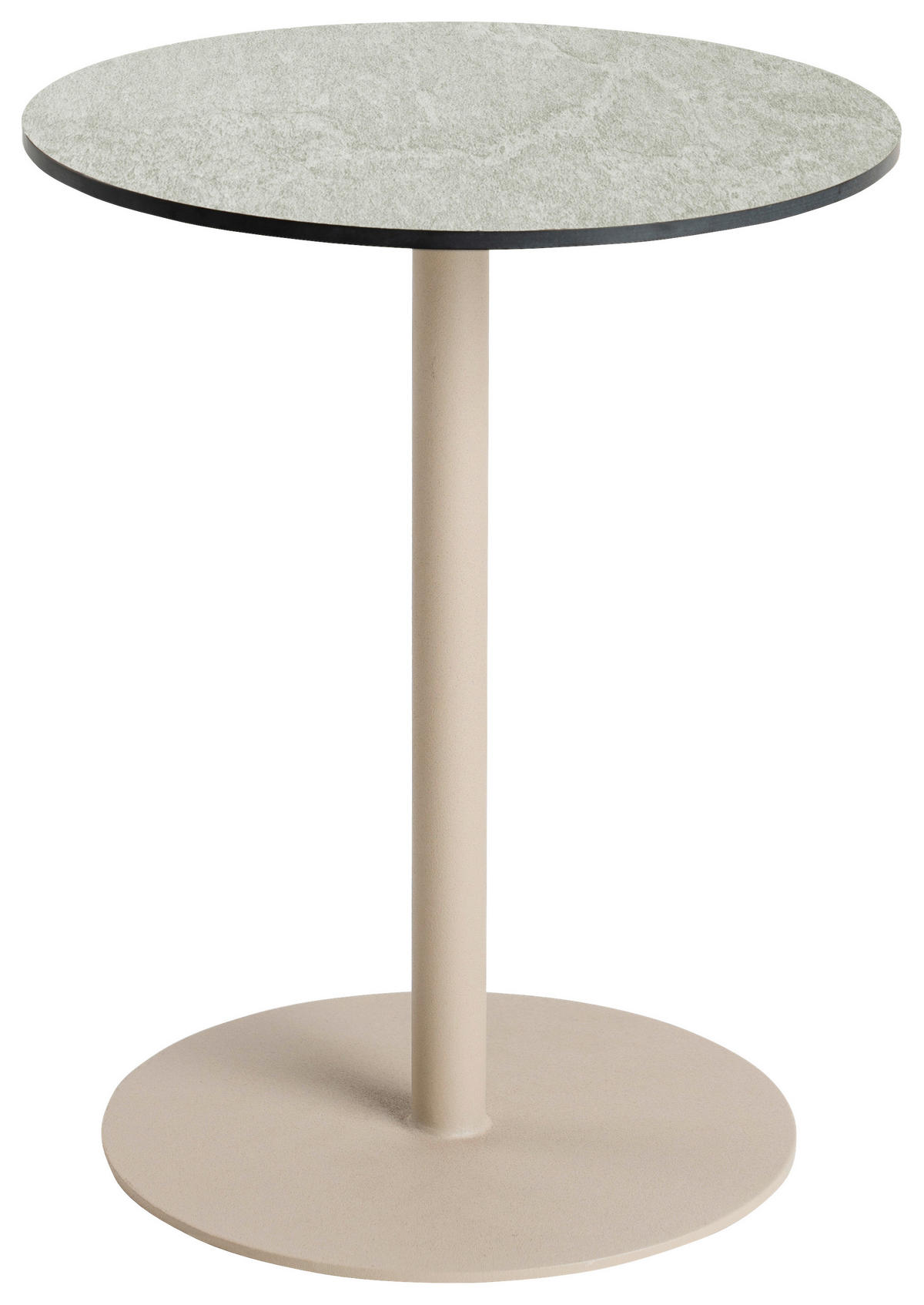 LOUNGETISCH  - Champagner/Grau, Modern, Kunststoff/Metall (30/30/42cm) - Tierra Outdoor