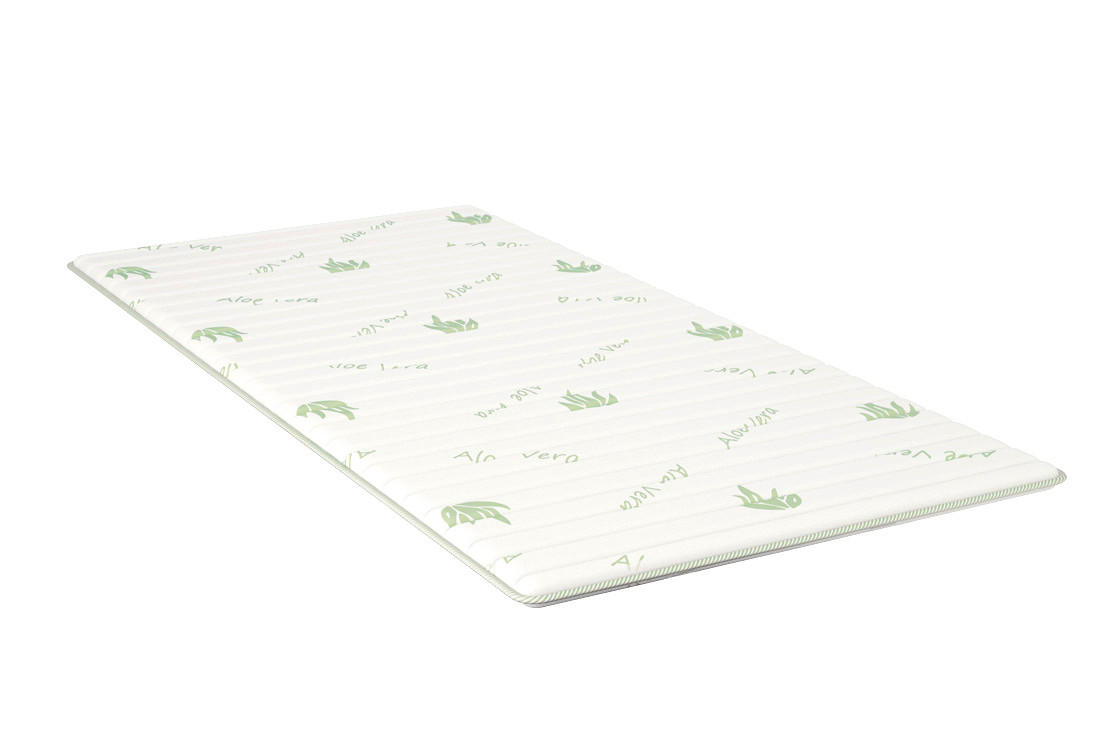 Topper 90/200 cm  - alb, Basics, textil (90/200cm)